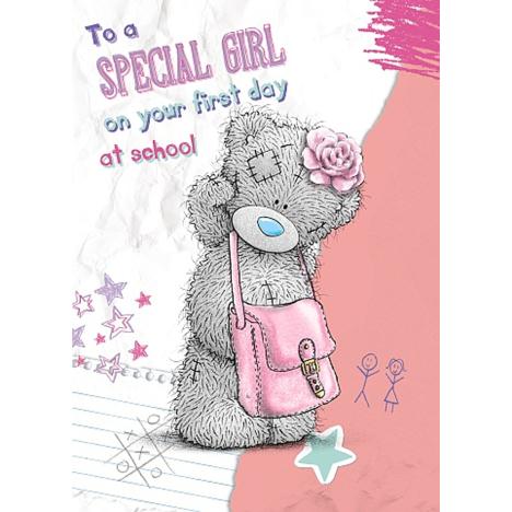 Girls 1st Day at School Me to You Bear Card £1.79